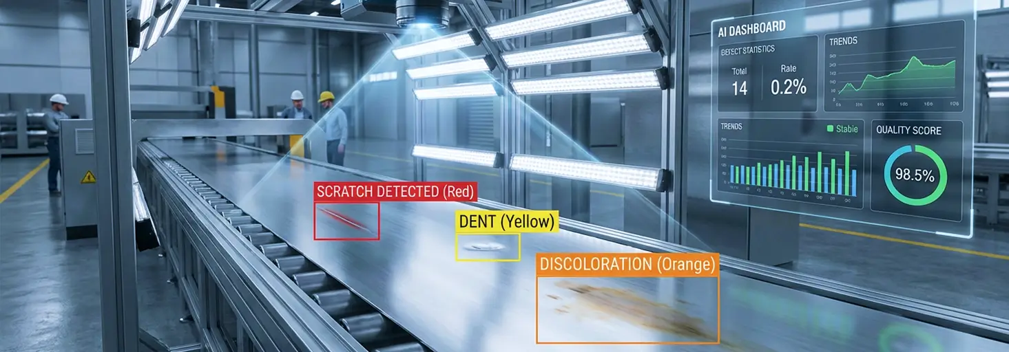 Stopping Downstream Material Defects: How AI-Powered Visual Inspection Revolutionized Quality Control for Metal Strip Manufacturing